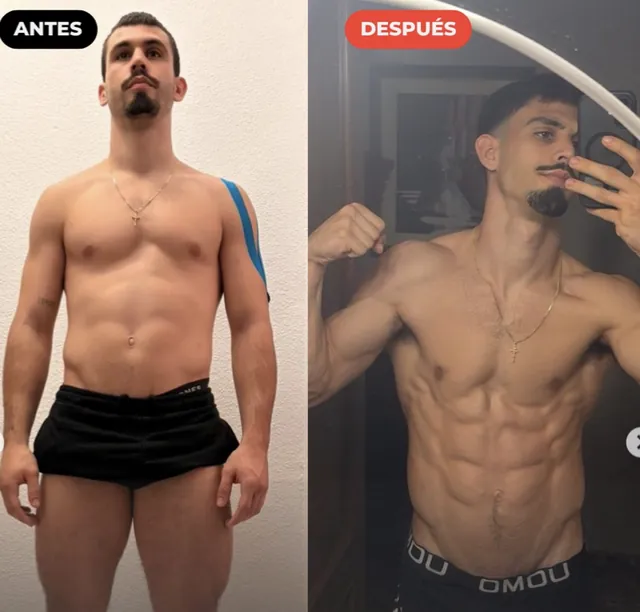 Adrián, antes y después
